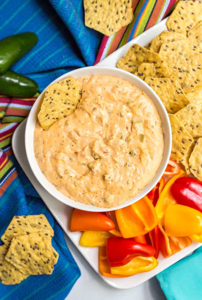 Jalapeño cream cheese dip {10 minutes} - Family Food on the Table