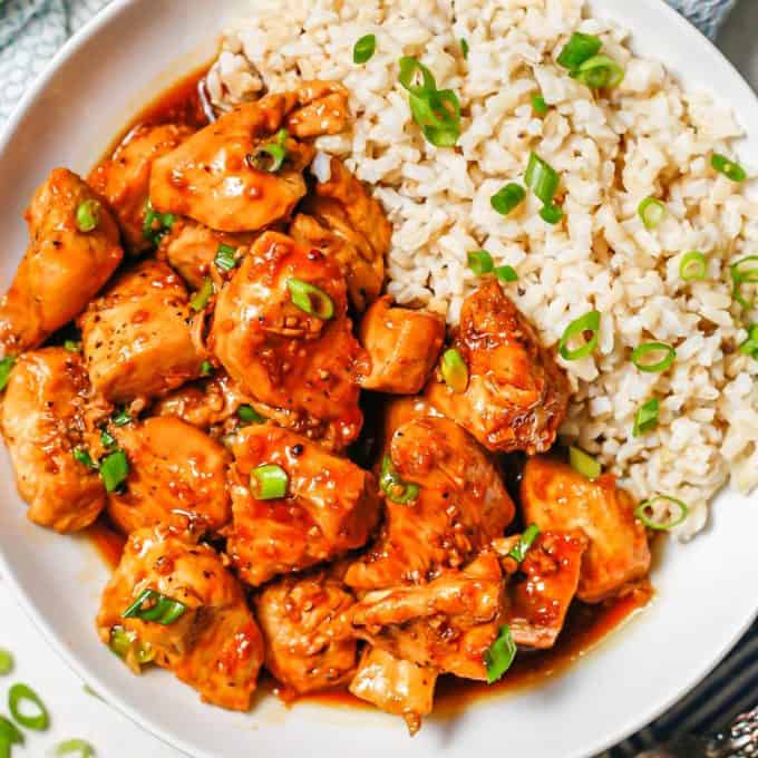 Sautéed Chicken and Apples with Rosemary - Family Food on the Table