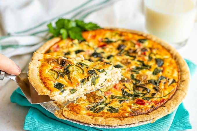 Veggie Lovers Quiche - Family Food On The Table