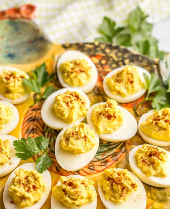 Mom’s Classic Southern Deviled Eggs - Family Food on the Table