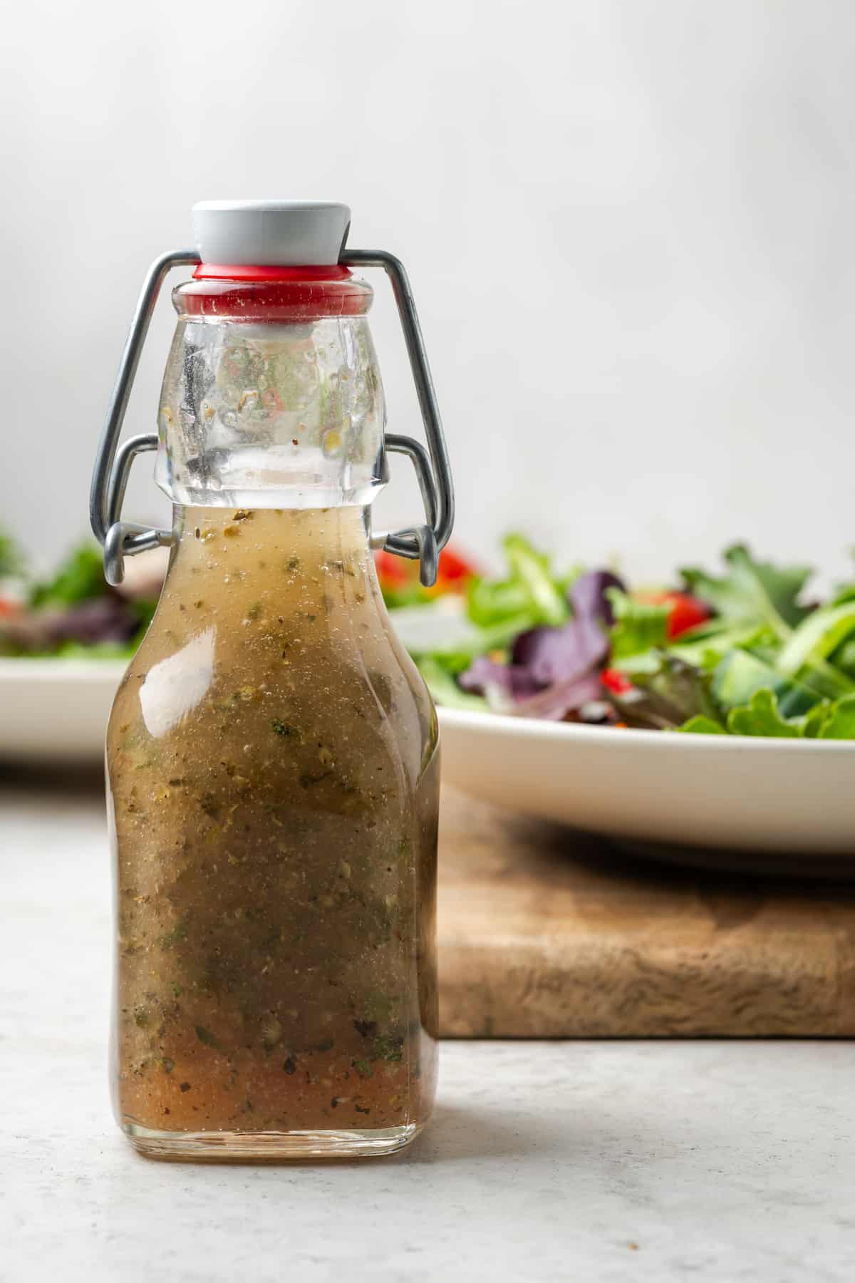 Salad Dressing Mixer Bottle, Salad Dressing Shaker Bottle for Oil Vinegar  Lemon Juice Ranch and Balsamic Sauce Mixing(White)