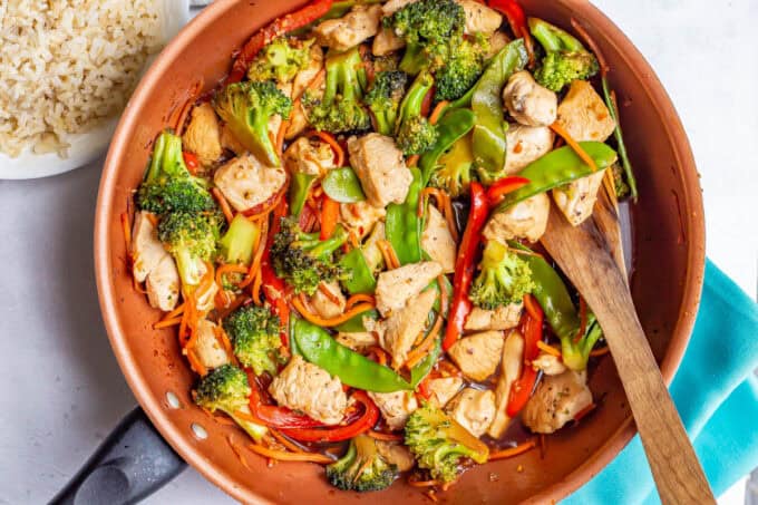 Honey Garlic Chicken Stir Fry - Family Food on the Table